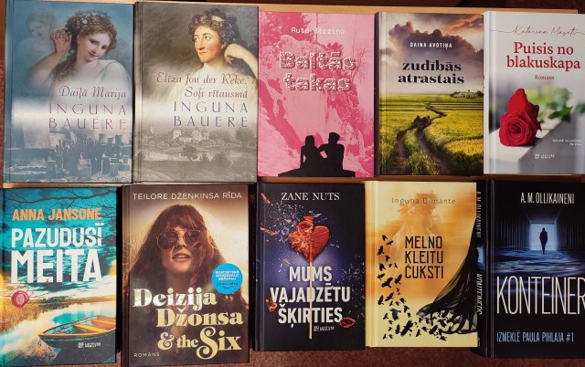 Lasītākās grāmatas Sarkaņu bibliotēkā (Sarkaņi) 2025. gadā